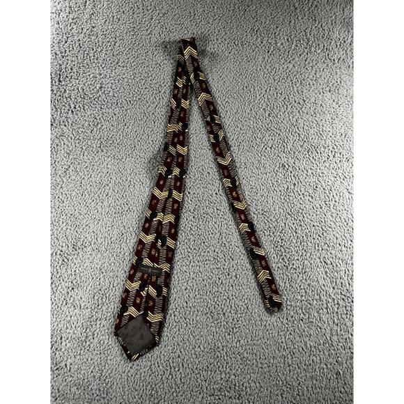 Robert Talbott Neck Tie Hand Sewn Finest Silk Made In USA Geometric - Picture 3 of 6